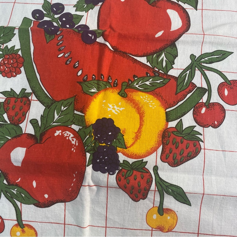 Vintage Style Colorful Tea Towels - Set of 3 100% Cotton Retro Kitchen Linens - Picture 5 of 13